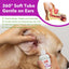 MEIQIHOME Ear Cleaner for Dogs and Cats Soothes. Includes 50 Cotton Swabs, 4 Fl oz
