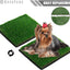 MEEXPAWS Large Dog Grass Toilet with Tray，44×34 cm Puppy Toilet Training