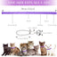 4 Pieces Cat Calming Collars Adjustable Cat Pheromones Calming Collars with 4 Bells