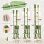 PAWZ Road Cactus Cat Tree Floor to Ceiling Tower with Adjustable Height(216-285cm), 7 Tiers Climbing Activity Center Cozy Hammocks, 5 Platforms and Scratching Posts for Indoor Cats, Green