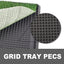 Indoor Dog Potty Toilet Grass Tray Pads Training Puppy Medium Mat (Pet Potty with 2 Grass Mat)