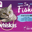 Whiskas So Fishy Ocean Platter in Jelly Adult Cat Wet Food 85g (Pack of 12)