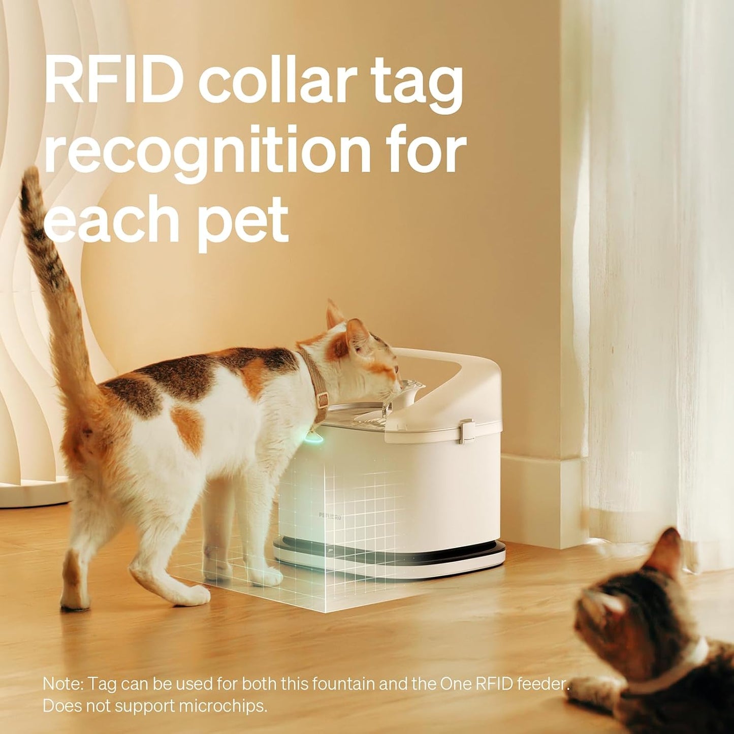 PETLIBRO Collar Tag, Replacement Label, No Charging Required, Compatible with RFID Smart Devices PLAF301 & PLWF305, Single Pack
