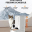 PETKIT Automatic Cat Feeder with Camera, 1080P HD Video with Night Vision, 2.4G WiFi Pet Feeder with Phone App Control, 2-Way Audio for Cats and Small Dogs, Portion Control Up to 10 Meals Per Day