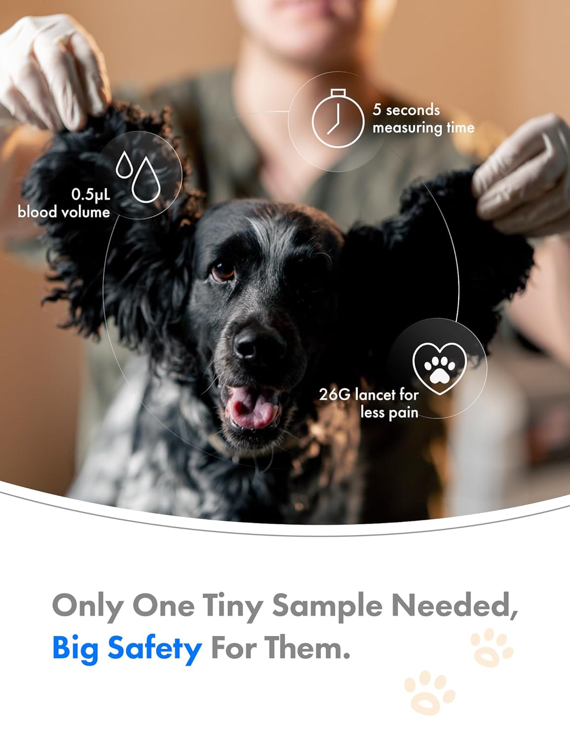 eBpet Blood Glucose Monitor System - Dogs and Cats Glucose Monitoring Kit 25 test kits
