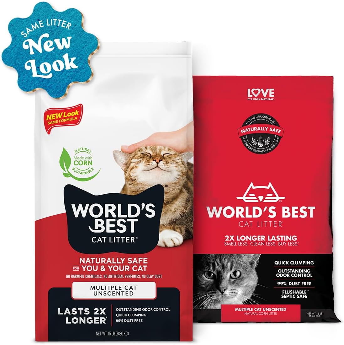 Worlds Best Multiple Cat Clumping Litter - 8 lb.