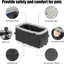 LAMCAN Dog Car Seat, Dog Booster Car Seat for