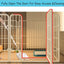Fohouse Dog Playpen, 6-Panel 27" Pet Playpen with Door Anti-Rust Exercise Fence