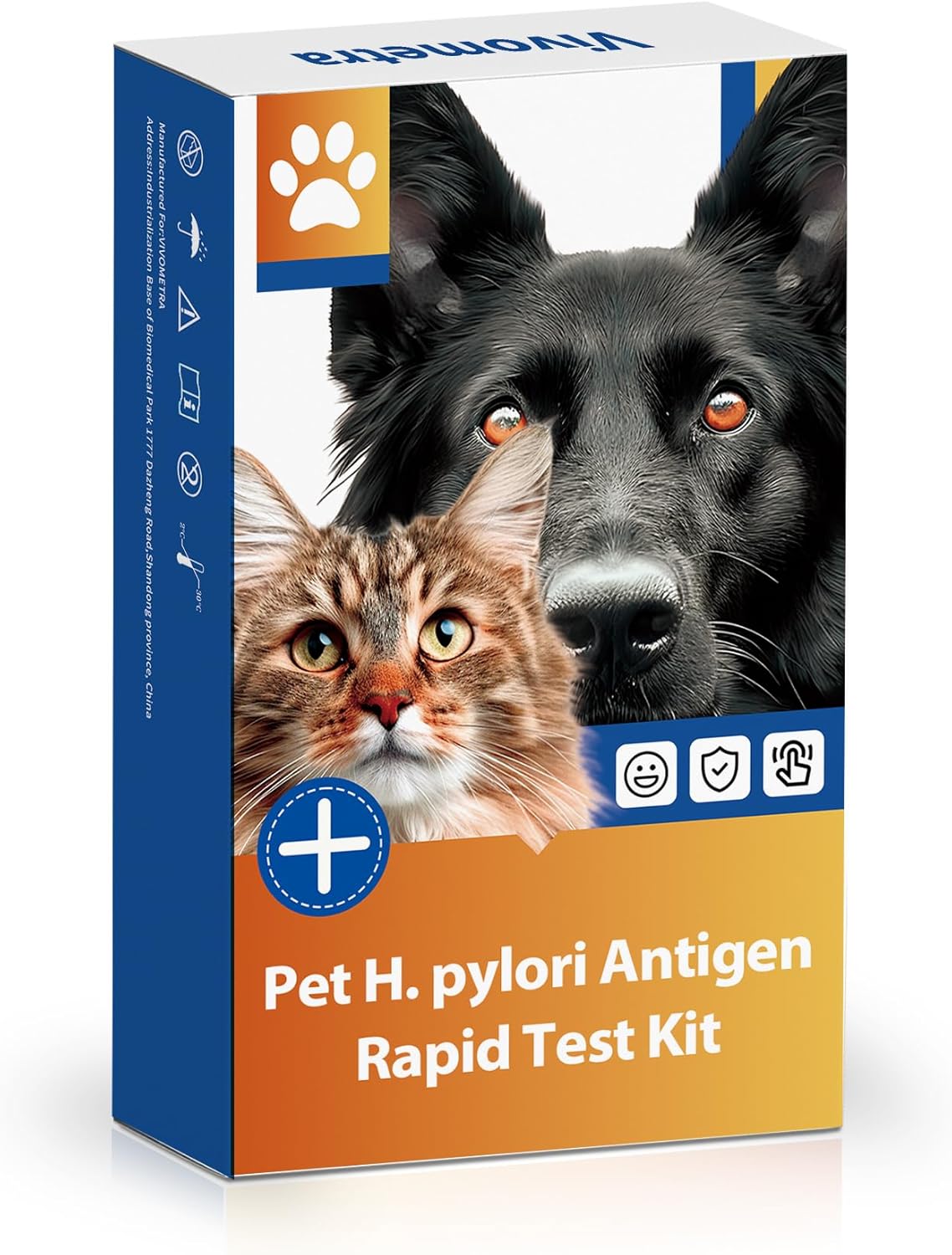 Pet H. Pylori Health Check Kit (2-Pack) – at-Home Testing for Dogs & Cats, Quick Results & Stress-Free Care
