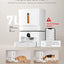 Automatic Cat Feeder with Camera, 7L Timed Dog Feeders, Adjustable Camera, 1080P HD Night Vision, Automatic Dog Feeder, 5G WiFi Cat Food Dispenser with 2-Way Audio, Low Food & Motion Alerts