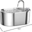 Cat Water Fountain Stainless Steel: 108oz/3,2L Pet Water Fountain