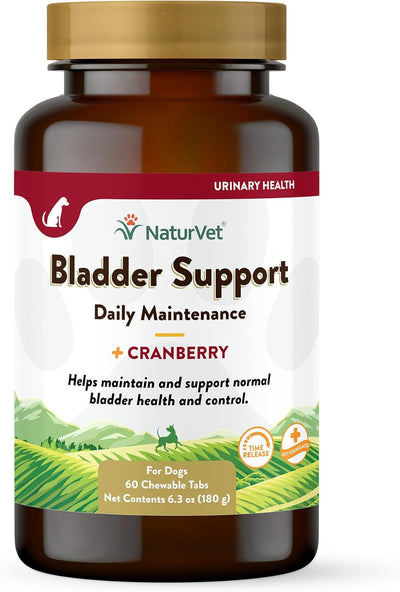 NaturVet Senior Dog Bladder Support Tablets, 60 Pills