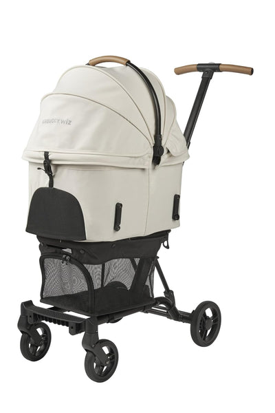 Airbuggy WIZ X Beige Air Buggy Wizx Lightweight Compact Pet Cart