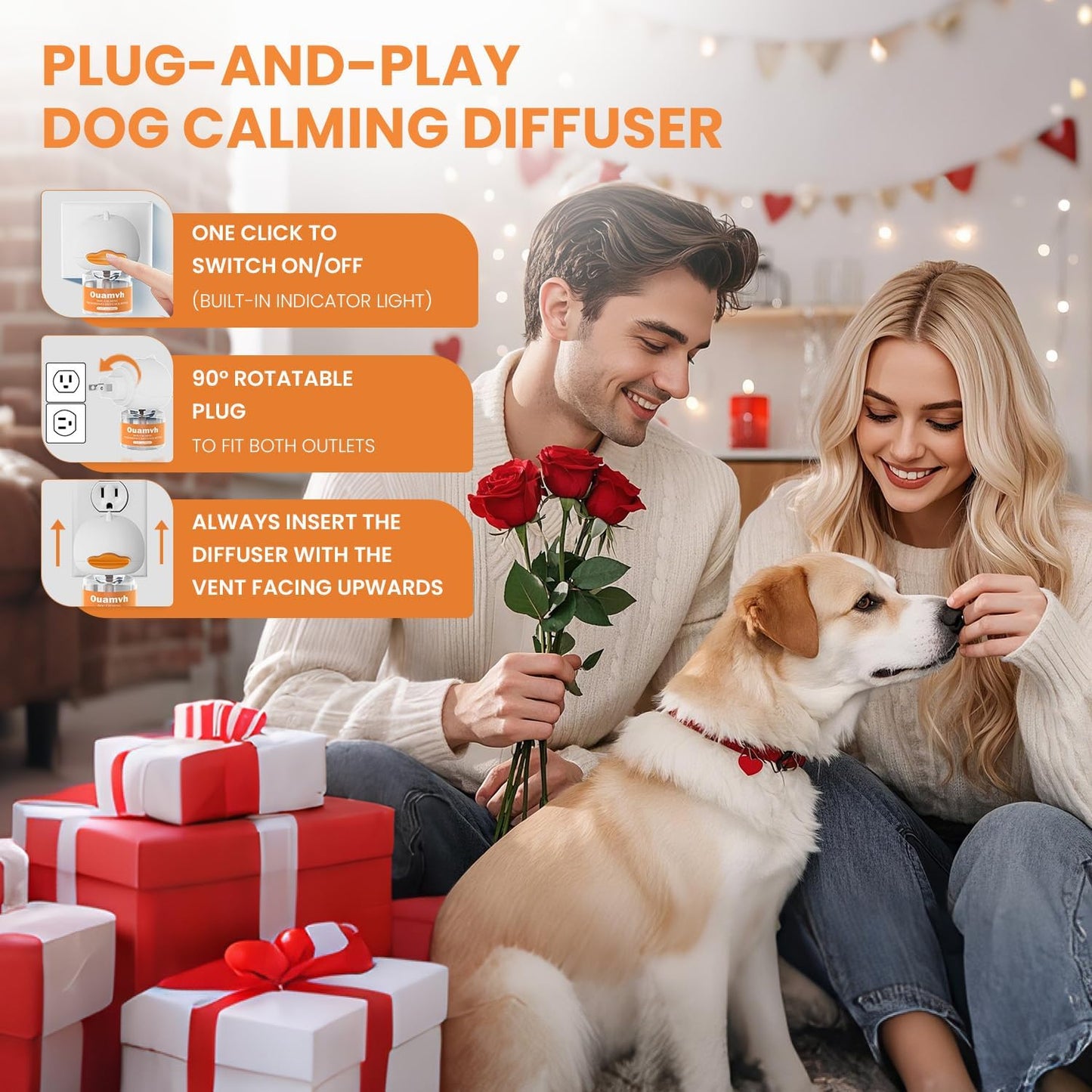 Dog Calming Diffuser, Dog Pheromones Calming Diffuser