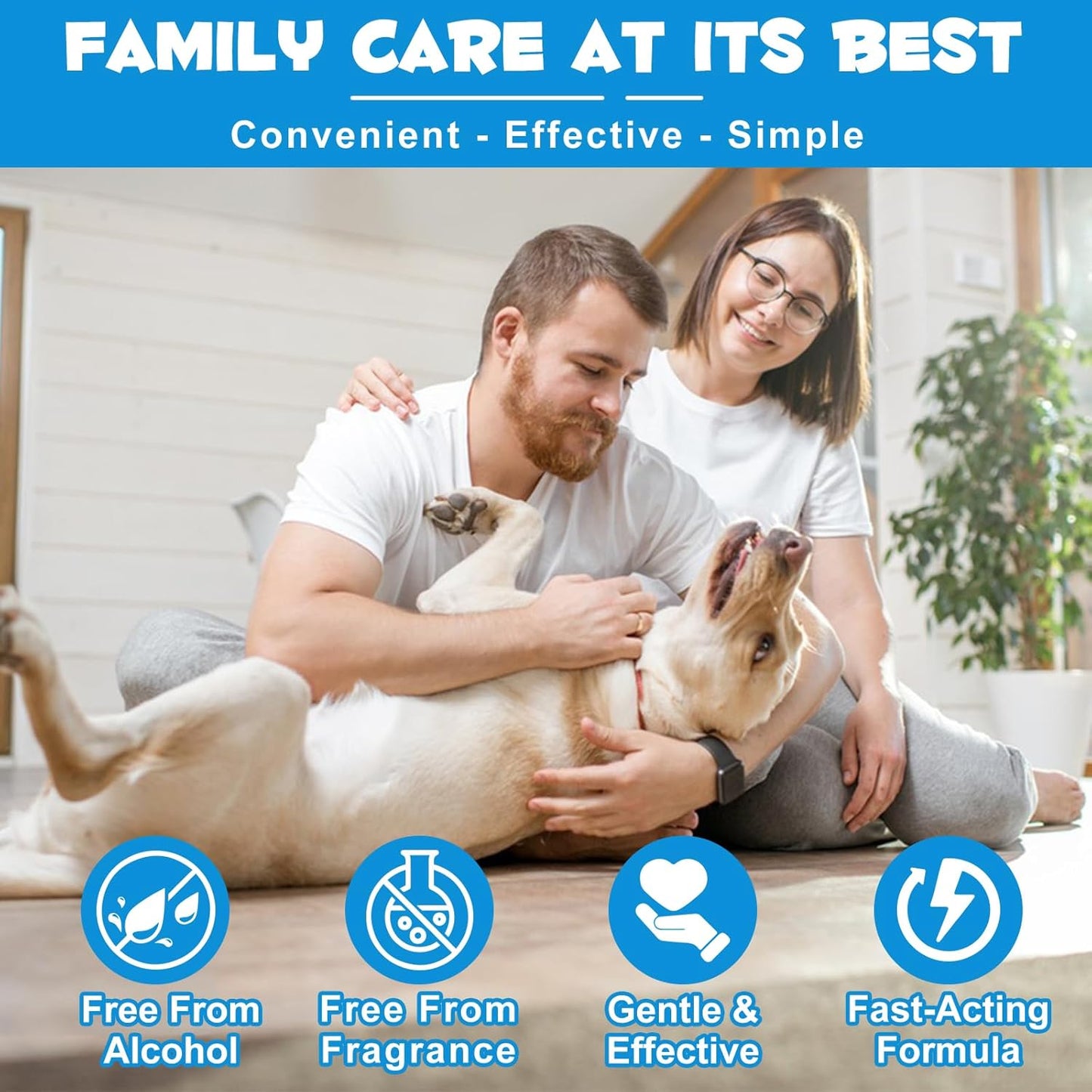 Cat & Dog Ear Infection Treatment Drops, Pets Ear Cleaning Solution Drops with 1% Hydrocortisone Soothing Dog Yeast Infection, Treats Ear Infections, Itchy Ear Relief, Cat Ear Care Supplies