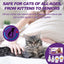 Cat Calming Diffuser, Cat Pheromones Calming Diffuser, Pheromone Dffuser to Calm Cats, Cat Calming Diffuser with 2 Diffuser + 4 Refill,120 Days for Cats Relief Stress Anxiety Purple