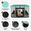 Foldable Pet Kitten Playpen, Waterproof Portable Cat Dog Playpen Kennel Tent for Small Dog Cat