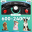 Mxmoonant 2400W 3.2HP Dog Dryer Pets Hair Dryer Stepless Speed Temp Adjustable High Velocity Dog Cat Hair Blower (Blue UK Plug)