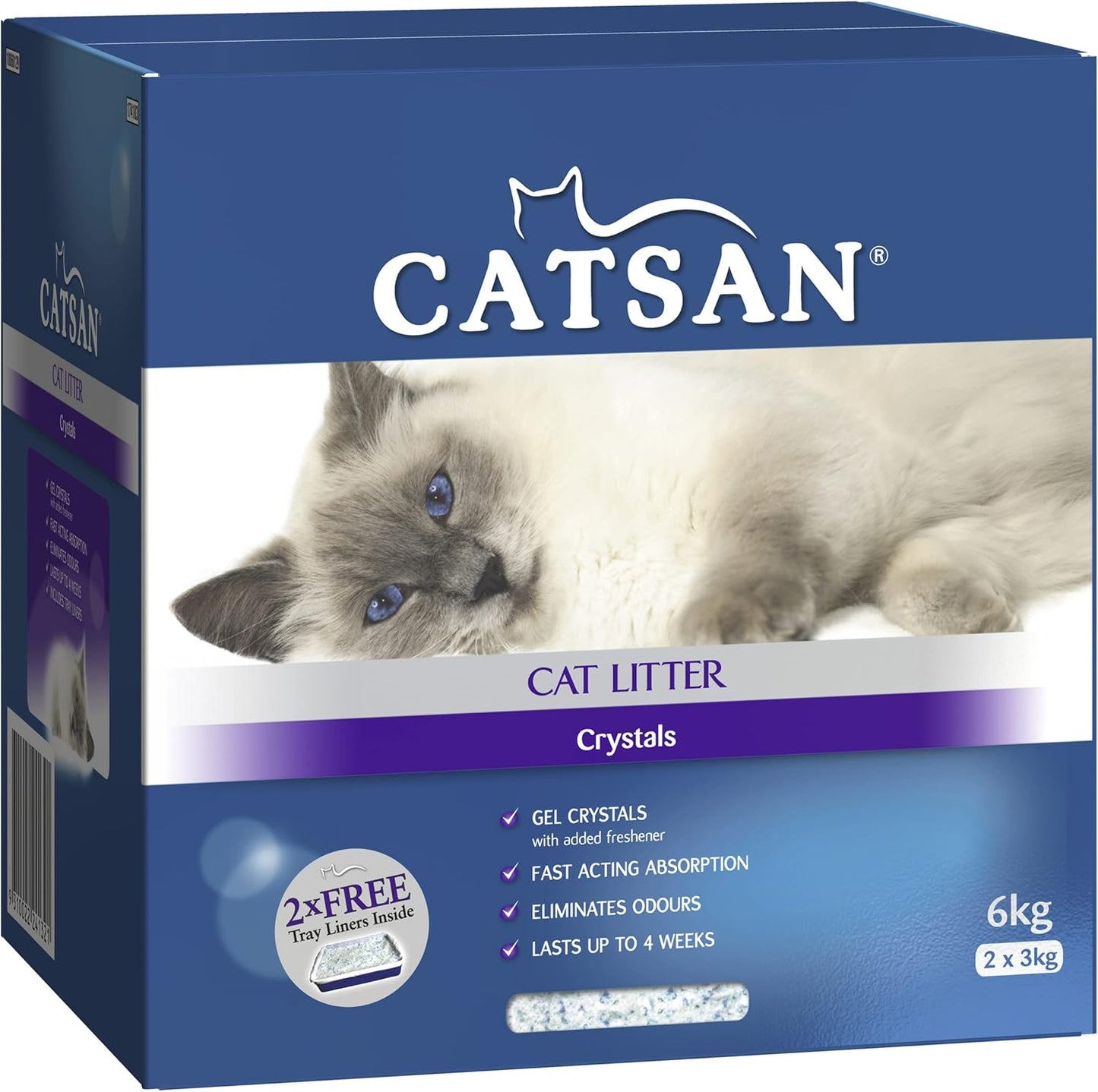 Catsan Cat Litter, Crystals 6 kg