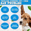 Cat & Dog Ear Infection Treatment Drops, Pets Ear Cleaning Solution Drops with 1% Hydrocortisone Soothing Dog Yeast Infection, Treats Ear Infections, Itchy Ear Relief, Cat Ear Care Supplies