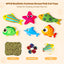 6 Pcs Catnip Toys Cat Toys, Fish Shaped Interactive Big Crinkle Sound Kitten Exercise