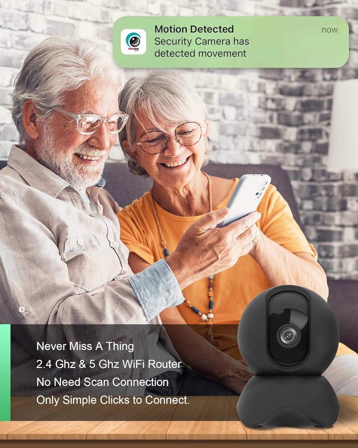 Security Indoor Camera, 1080P HD Dog & Baby Monitor, 5/2.4GHz with Motion Detection，SD & Cloud Storage，Night Vision Pet & Baby Camera Two Way Audio, Privacy Mode
