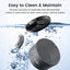 Cat Water Fountain, 3L/100oz Pet Water Fountain for Cats Indoor, BPA-Free (Black, Plastic)
