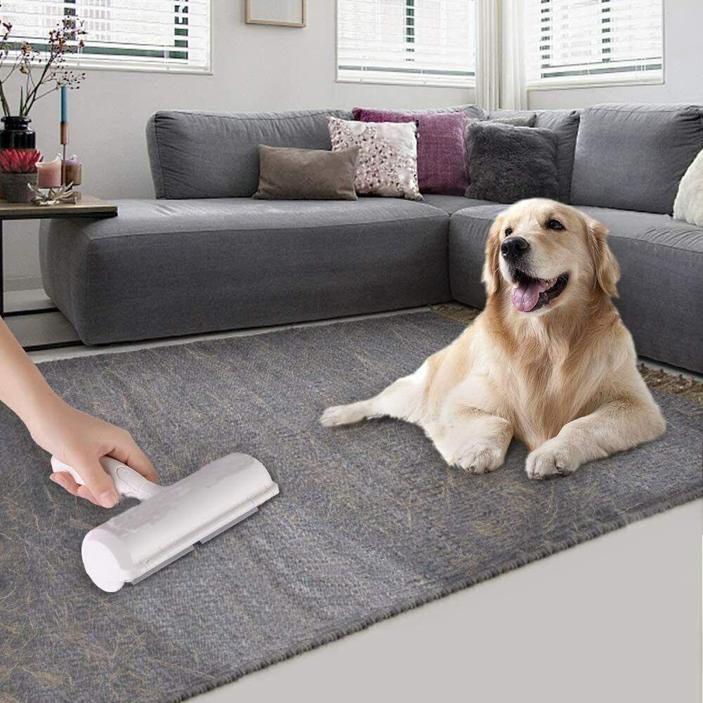 AIMALL Pet Dog Cat Hair Remover, Self-Cleaning Fur Removal Tool for Sofa