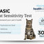 My Pet Health Store Allergen Sensitivity Test - Home Cat Allergen Test | 300 Items | Fast 3-5 Day Results | Gentle Fur Sampling | Comprehensive Food & Environment Analysis | Suitable for All Cats