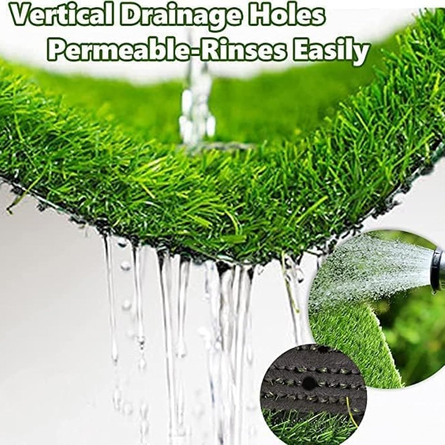SSRIVER Dog Grass Pad,51.1x31.8In Fake Grass for Dogs