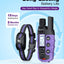 Bousnic Dog Shock Collar - 3300Ft Training Collar with Remote for 5-120lbs Small Medium Large Dogs Rechargeable Waterproof e Collar with Beep (1-8), Shake(1-16), Safe Shock(1-99) Modes (Lightpurple)