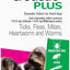 Credelio Plus Dog Flea and Tick Treatment, Six Pack, Ticks, Fleas, Mites, Heartworm & Worms Parasite Protection, in The Smallest Monthly Chewable Tablet for Dogs > 2.8-5.5 kg, 6 Pack