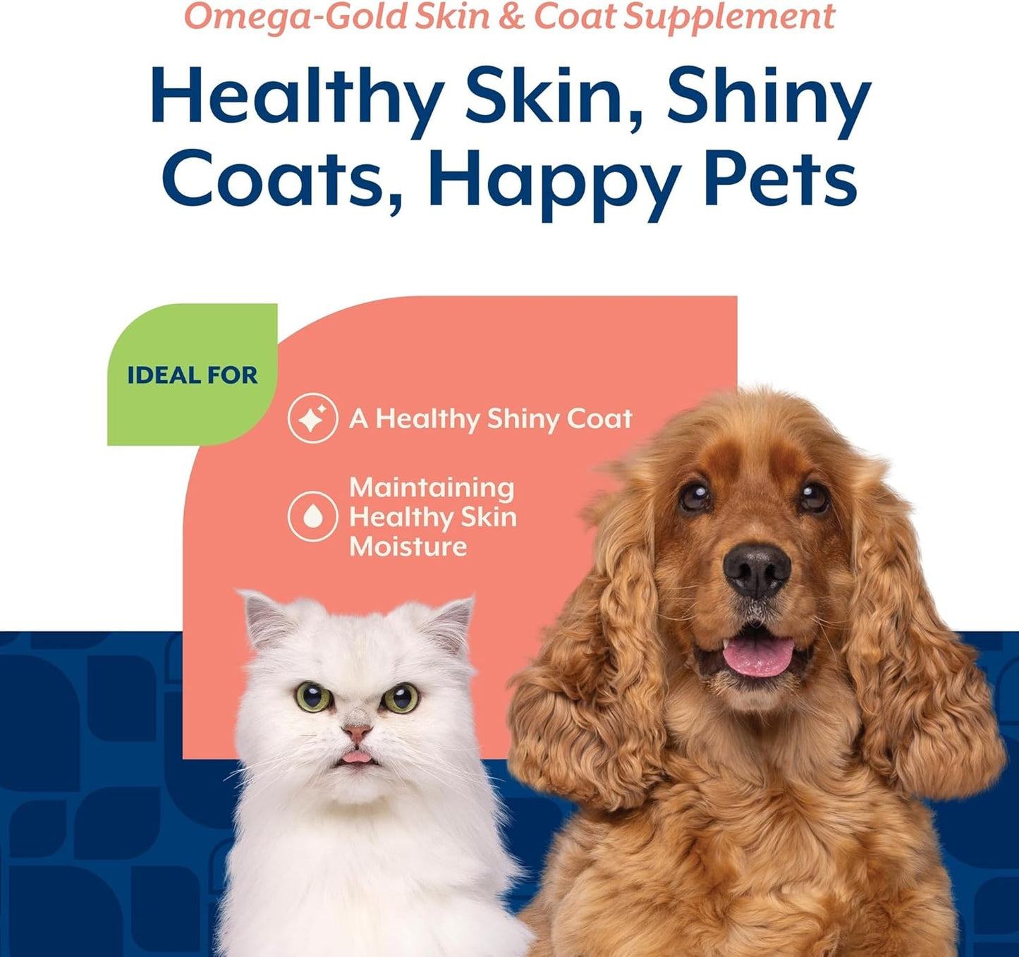 NaturVet Omega-Gold Plus Salmon Oil for Dogs, 90 ct Soft Chews, Made in USA