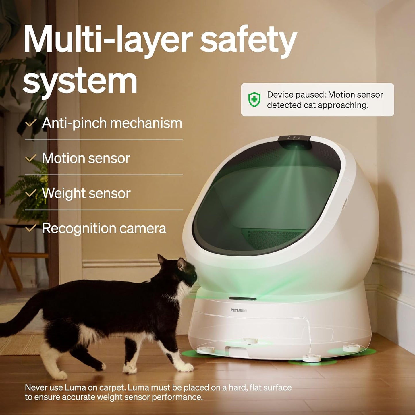 PETLIBRO Automatic Litter Box with AI-Camera Waste Analysis, Auto Odor-Control Self Cleaning Litter Box