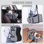 HOMKAI Dog Car for Dogs, Portable Pet Backpack with Safety Belt and Dual-Sided Mat