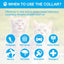 4 Pcs Cat Calming Collar Adjustable Lavender Scent Relaxing Cat Collar with 2 Pendant