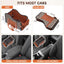 CAVOYO Dog Car Seat for Small Dogs, 2-in-1 Convertible Pet Carrier & Car Console Organizer, Waterproof Puppy Travel Seat with Safety Strap, Easy Clean for Cars, Trucks
