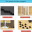 Fohouse Dog Playpen, 6-Panel 27" Pet Playpen with Door Anti-Rust Exercise Fence