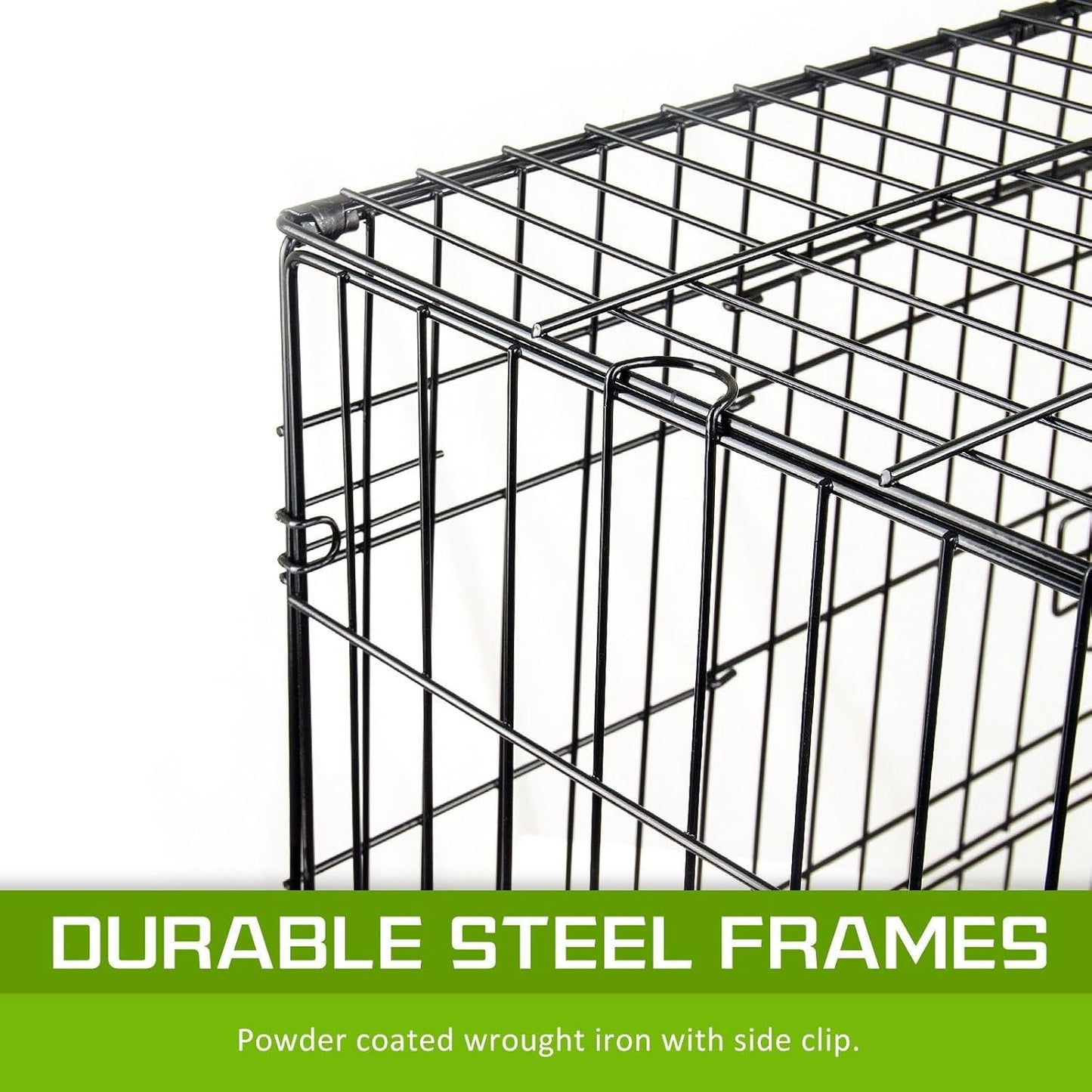 Dog Cage with Removable Tray