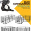 i.Pet 32" Large 8 Panel Pet Dog Playpens Rabbit Play Pen Fence Cage Puppy Exercise