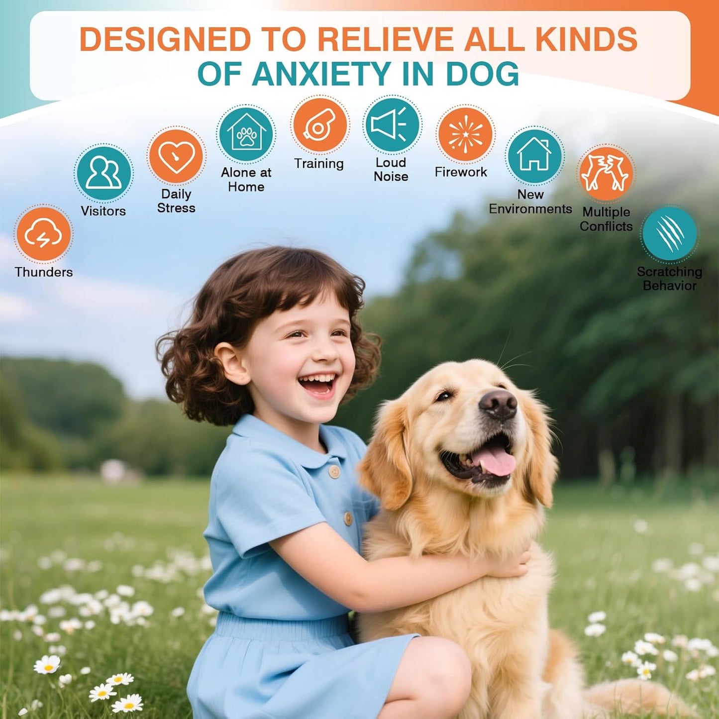 Dog Calming Pheromones Diffuser to Calm Pet 5 In 1 Advanced Kit (Tasteless)