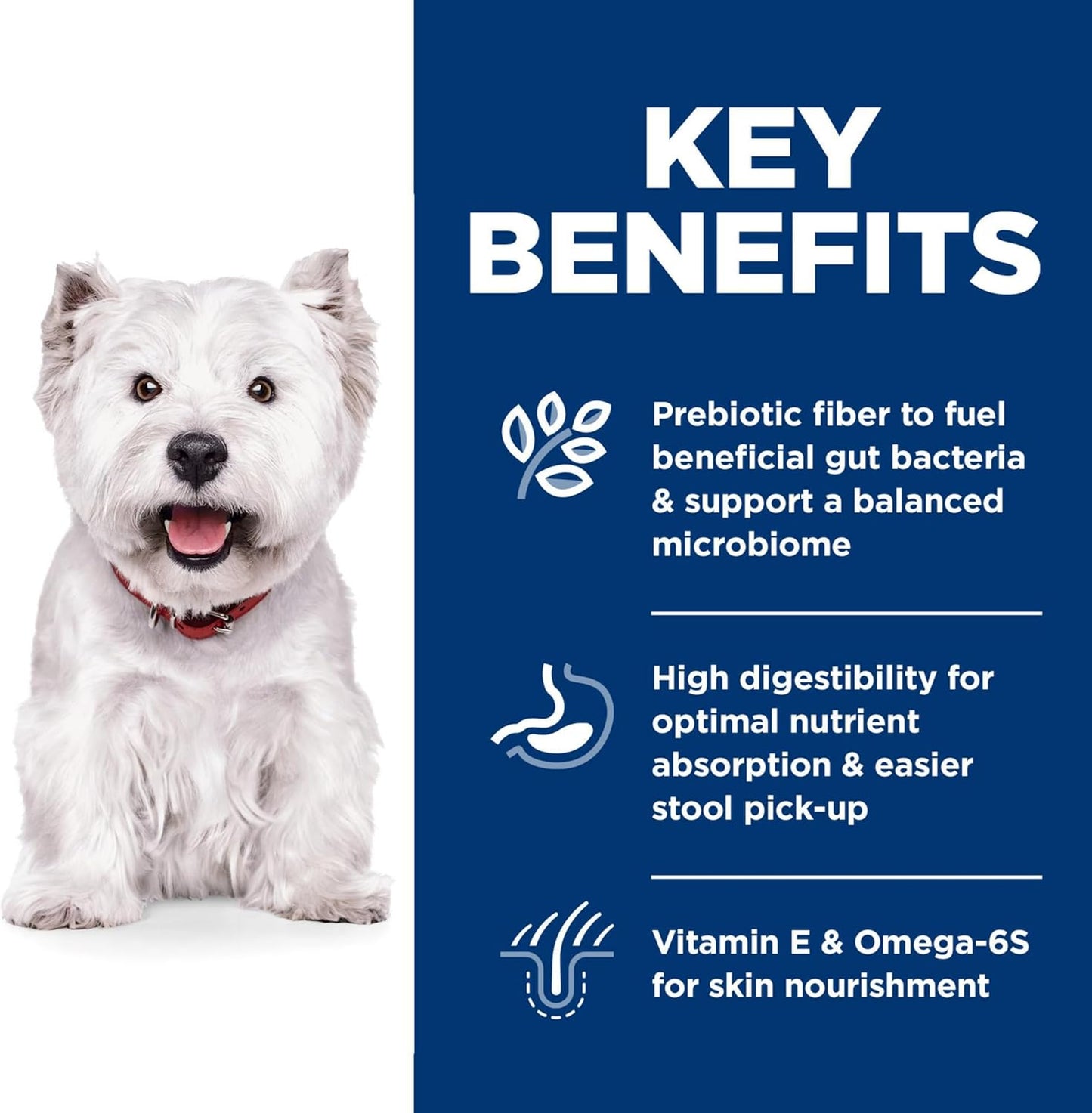 Hill's Science Diet Sensitive Stomach & Skin Adult Small Bites, Chicken Recipe, Dry Dog Food, 6.8kg Bag