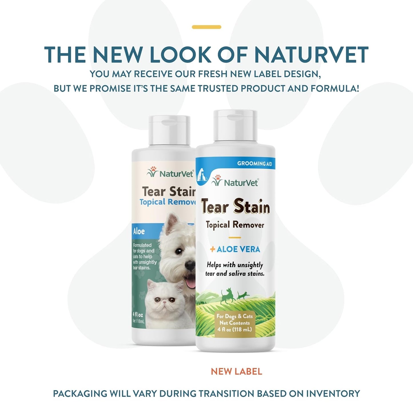 NaturVet Tearstain Remover Topical, 120 ml