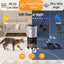 Frienhund Automatic Cat Feeder with 2K HD Camera: 5G WiFi Automatic Dog Feeder