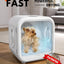 62L Dog Dryer Box, 360° Efficient Automatic and Quiet Cat Pet Dryer Box with Smart Temperature Control, Ideal for Cats and Medium Dogs (white)