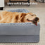 TARODEA Dog Beds for Large Dogs, Washable Dog Bed, Bolster Dog Sofa Bed