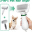 Dog Hair Dryer, 2-in-1 Dog Blow Dryer with Slicker Brush, 300W Pet Hair Dryer