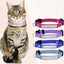 Yonsbox Personalized Anti Strangulation Kitten Cat Collars with Bell Breakaway