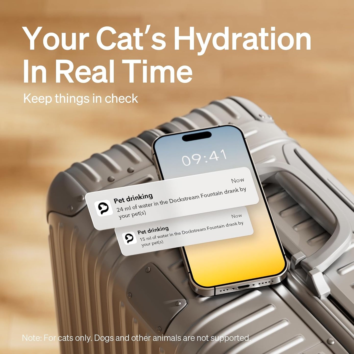 PETLIBRO Cat Water Fountain, App Monitoring