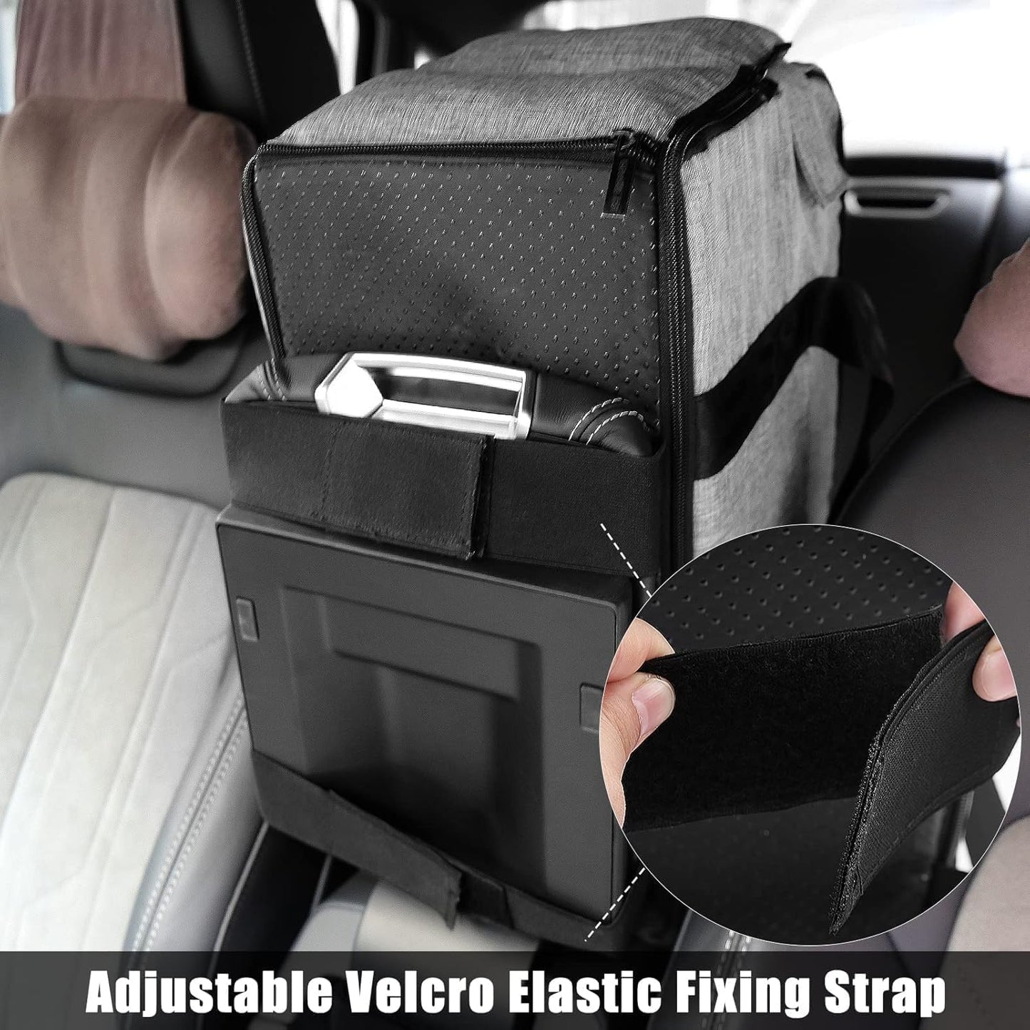 Anfower Center Console Dog Car Seat, Dog Car Seats for Small Dogs 0-15lbs